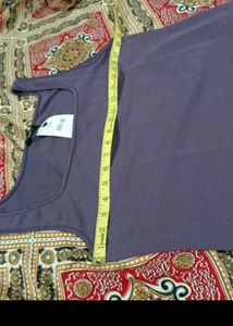 Purple Shein Square Neck Midi Dress