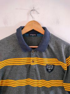 Multi Colour Polo Collar T Shirt (Men's)