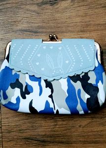 Blue Camo Bunny purse 👛