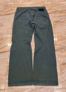 Men's Grey Relaxed Fit Trousers