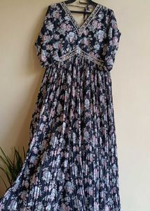 Beautiful Floral Print Maxi Dress