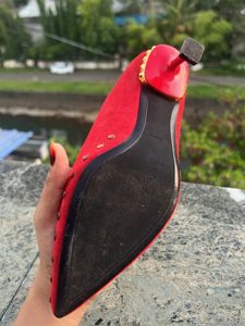 Hot Red Sweatleather Pumps!❤️