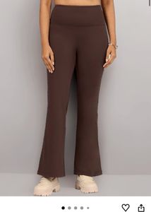 Women's Dark Brown Flare Pants