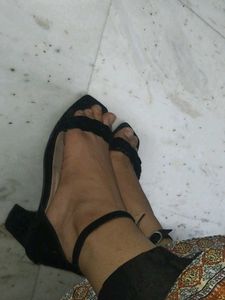 Black Block Heels