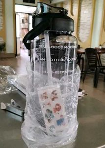 Motivational Water Bottle with Stickers
