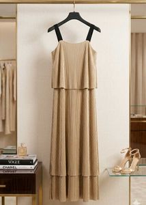 Elegant Beige Maxi Dress