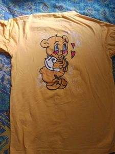 Cute Yellow Graphic T-Shirt