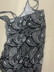 Boho Paisley Print Mini Dress