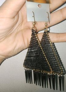 3 Combo Itam Black Chain , Earrings, Bengals