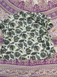 Floral Crop Shirt