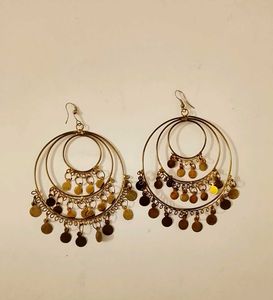 Boho Chandelier Hoop Earrings