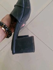 Stylish Black Block Heels