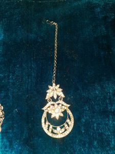 Stunning Maang Tikka &amp; Hair Piece