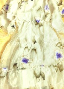 Organza dress light academia aesthetics