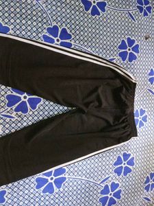 Nike Black Track Pant | White Stripe | ₹110 Only