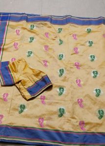 Elegant Yellow Saree with Blouse