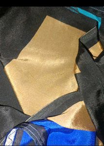 satin Stylish Striped Saree