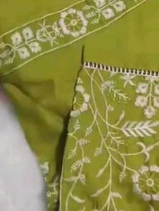 Elegant Green Kurta Pant Set