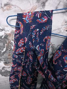 Navy Blue Paisley👗 Print Dupatta