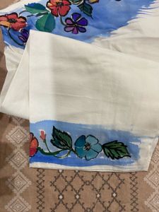 Hand Painted Kurti with Matching Duptta