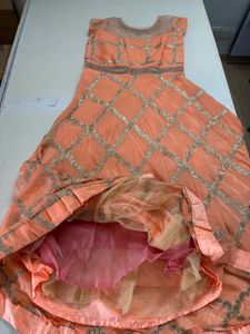 Elegant Peach Gown