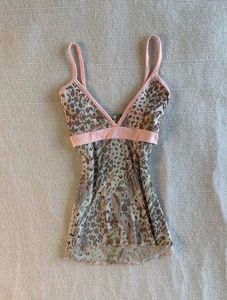 Sheer Paisley Print Camisole Top