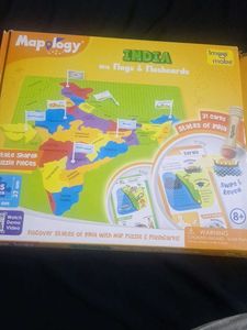 Mapology India Map Puzzle & Flashcards