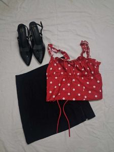 top&amp; skirt combo