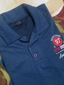 Men's Blue Polo T-Shirt