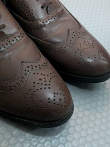 Classic Brown Leather Brogues