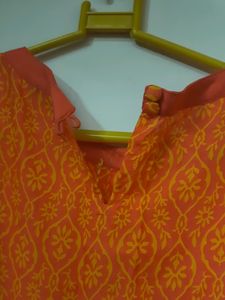 Stylish Orange Kurta