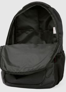 Stylish Grey Backpack with Geometric Design