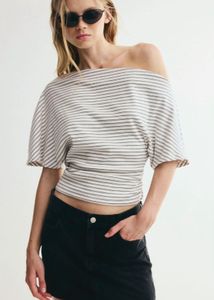 Striped Off-Shoulder Top