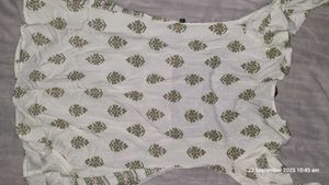 Embroidered White Top