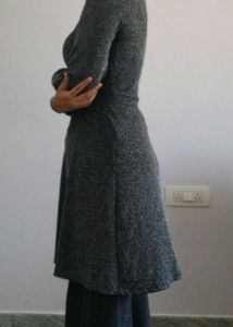 Sparkling Chevron Print Dress
