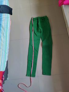 Skinny Green Jeans