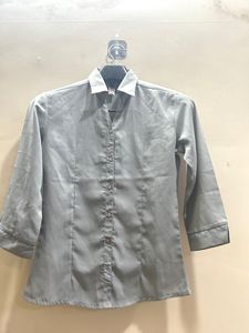 Grey Office Wear Shirt
