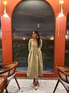 Elegant Embroidered Midi Dress