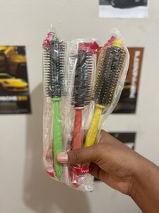 3 Round Hair Brushes – Brand New &amp; Unused