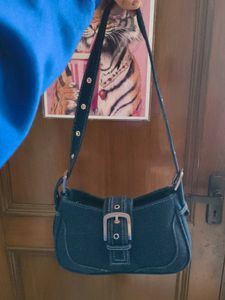 Stylish Denim Hobo Bag