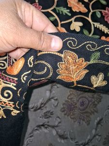 Embroidered Black Shawl 🆕