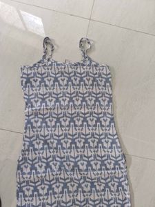 Printed Sleeveless kurti