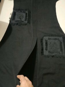 Elegant Black Ethnic abaya