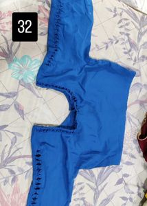 Vibrant Blue Ethnic Blouse