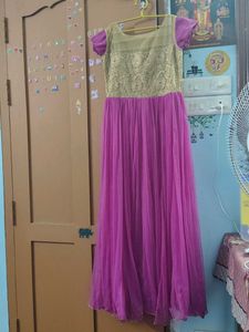 Stunning Magenta Ethnic Gown