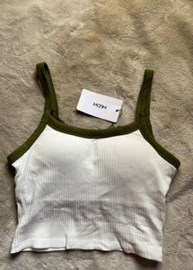 Ribbed Crop Tank Top