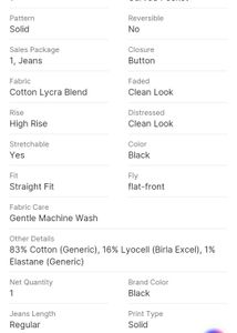 Black Levi's Jeans