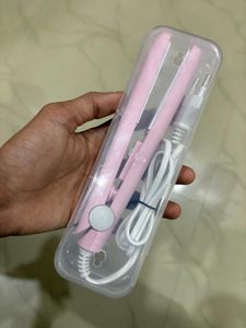 Mini Pink Hair Straightener