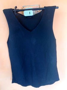 Brand Black Colour Top