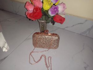 Shinny Golden Clutch